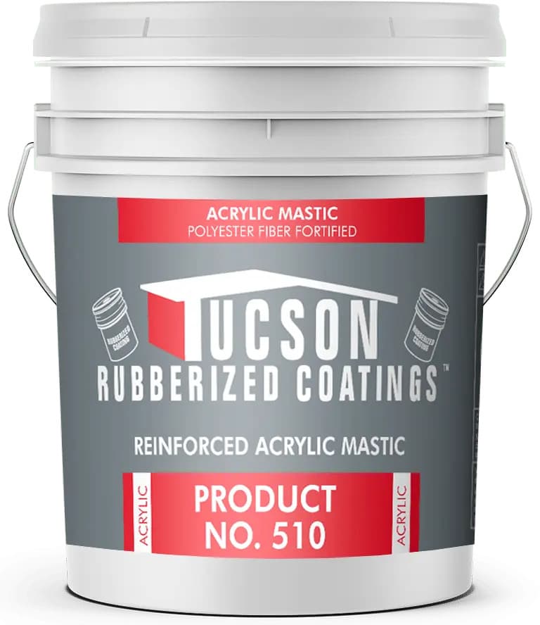 Tucson Rubberized — Product No. 510 Reinforced Acrylic Mastic
